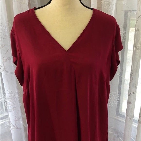 🎄 Le chateau pink shirt blouse  SZ L - Picture 2 of 7